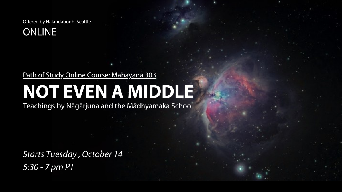 Mahayana 303 (MAH 303) — Not Even a Middle