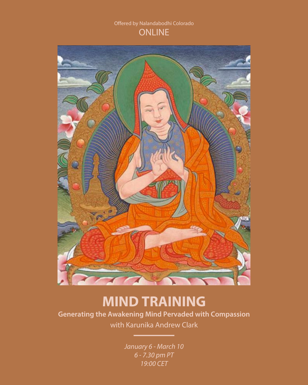 Mind Training, Atisha's Slogans to Generate the Awakening Mind Pervaded with Compassion